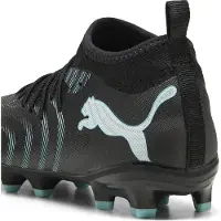 Puma Garçons, Chaussures de football, FUTURE 9 MATCH FG/AG Jr (35.5), Vert, Blanc, Noir