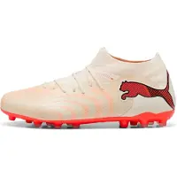 Puma Chaussures de foot Future 9 Match MG "Sugared Almond-White-Ultra Red-Black" pour Unisex