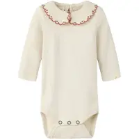 Lil´ Atelier Barboteuse / body beige / rouge