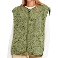 Roxy Polaire BEST TOWN VEST femmes - Vert - EU XS