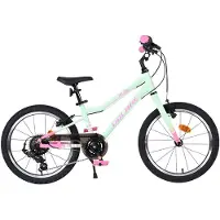 Volare Vélo pour enfant Milano - modèle pour filles - 18 pouces - Nexus 3 - Vert menthe
