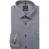 Olymp Luxor Chemise Structurée Blue