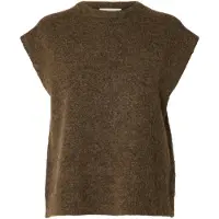 Selected Pull-over 'SLWLulu' marron chiné