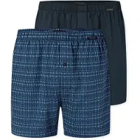 Schiesser Boxers 'Single Jersey' bleu