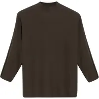 Comma Pull-over brun foncé