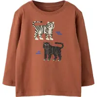 Name it T-Shirt 'NMMLUCCAN' crème / azur / cognac / noir