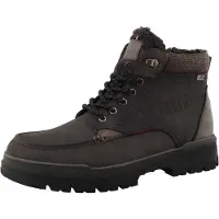 Mustang Bottines à lacets gris foncé