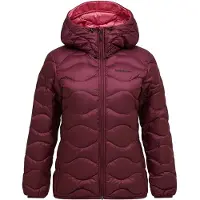 Peak Performance - Doudoune en duvet à capuche - W Helium Down Hood Jacket Porto Mountain Blush - Taille M - Bordeaux