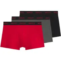 HUGO Boxers pierre / rouge vif / noir