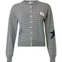 Weekend Max Mara pour femme. 2625346041650 Veste Teiera marine (L), Bleu, Casuel, Coton, Manche longue