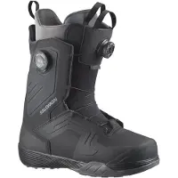 Salomon Snowboard - Boots de snowboard - Dialogue Dual BOA Black/Black/Asphalt pour Homme - Taille 43 - Noir
