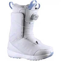 Salomon Snowboard - Boots de snowboard - Pearl BOA Gray Violet/Brunnera Blue/White - Taille 38 - Blanc