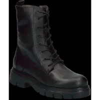 Wonders pour femme. A-4313 Bottines en Cuir Alice noir (40), Plat, Lacets, Casuel