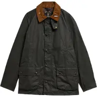 Barbour pour homme. MWX2588 Veste Icons Ashby Wax verte (M), Casuel, Coton