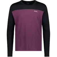 Mons Royale Yotei Merino Long Sleeve, sous-vêtement de ski, homme, violet/noir