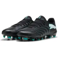 Puma FUTURE 9 PLAY FG/AG, chaussures unisexes, couleur : noir, vert intense, blanc, pointure : 46,5 EU