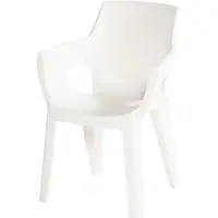 Hartman chaise de jardin empilable Ivy blanc 85 cm