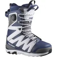 Salomon Snowboard - Boots de snowboard - X Approach Lace SJ BOA Team Naval Academy/White/Castlerock - Taille 30.5 - Bleu