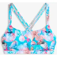 Bonprix Haut de maillot bandeau à bretelles croisées