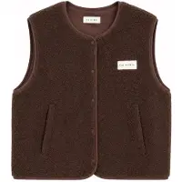 OH APRIL Gilet 'Magnolia' brun foncé