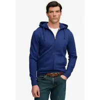 Superdry Veste de survêtement 'Essential' bleu foncé