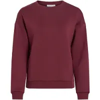 Vila Sweat-shirt 'VISandy' rouge foncé