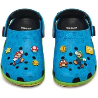 Crocs Super Mario Core Classic Clogs Bleu EU 23-24 Enfants