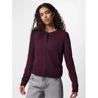 Pieces Cardigan 'PCMalou' lie de vin