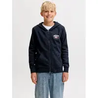 Jack & jones Junior Veste de survêtement bleu marine / rouge clair / blanc