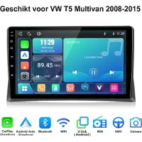 Hexinex Système autoradio Linux sans fil de 9 pouces, compatible avec Carplay, pour VW Polo 6R 6C (2008-2020), avec commandes au volant, WiFi, Bluetooth, RDS et 2 ports USB