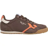 Pepe Jeans Vinnie Class Trainers Marron EU 38 Garçon