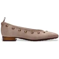 Hispanitas pour femme. HI265058 Chaussures en cuir Oslo taupe (39), Plat, Aucun, Casuel