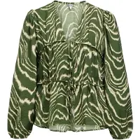 Object Chemisier crème / vert