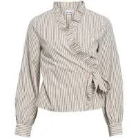 Object Chemisier 'OBJPeri' camel / marron / blanc