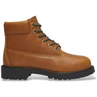Timberland unisex pour enfant. TB0A2CTGEN11 Bottes en cuir haut de gamme marron (34), Plat, Lacets, Casuel, mode enfantine