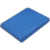 vidaXL Bâche plate avec œillets, bleu, 6 x 12 m, 180 g/m², en polyéthylène