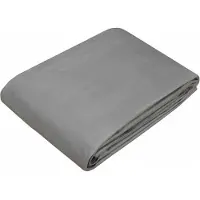 vidaXL Bâche plate avec œillets, gris clair, 6 x 8 m, 260 g/m², en polyéthylène