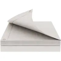 vidaXL Bâche plate avec œillets, blanche, 8 x 8 mètres, 260 g/m² en PE