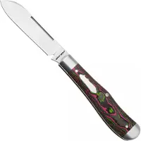 Jack Wolf Knives Jack Wolf Gateway Eureka EUREK-01-CC-WAT-SUG Satin 14C28N, CamoCarbon Watermelon Sugar, couteau de poche