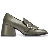 Wonders pour femme. H-6401_1960_306 Mocassins en Cuir Victoria 01 Vert (39), 5 à 8 cm, Aucun, Casuel, Classique