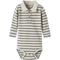Lil´ Atelier Barboteuse / body beige / gris