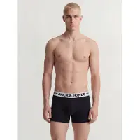 Jack & jones Boxers 'JACSENSE' noir / blanc