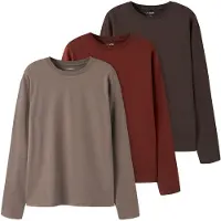 TWO SOON T-Shirt marron / brun foncé / rouge foncé