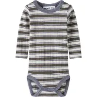 Name it Barboteuse / body bleu marine / blanc
