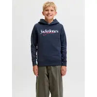 Jack & Jones Junior Sweat 'JJTom' marine / rouge / blanc