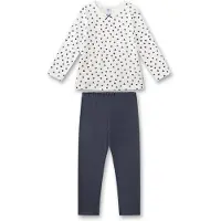 Sanetta Pyjama bleu foncé / blanc