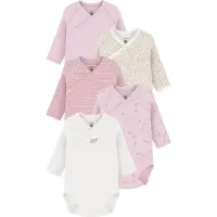 Petit Bateau Body m/l - 5 Pack - Variante - - 3 mois - Body M/L