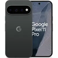 Google Pixel 11 Pro, résolution 1280 x 2856 pixels, 16 Go de mémoire, 1 To de stockage, appareil photo 50 mégapixels, système d'exploitation Android 17, couleur : noir