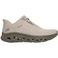 SKECHERS Chaussures basses de sport semelle moulée à la mode en beige, taille 41
