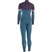 iON Element 5/4 Mm Woman Long Sleeve Chest Zip Neoprene Suit Gris M Femme